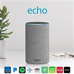 All-new Echo (2nd Generation) with improved sound, powered by Dolby, and a new design  Heather Gray Fabric