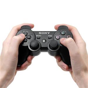 دسته بی سیم SONY PlayStation 3 DualShock آی سی دار مشکی 