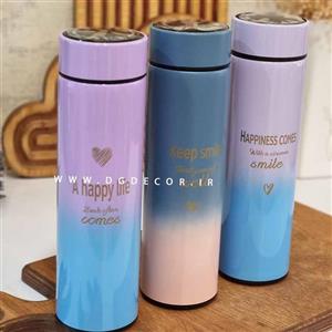 فلاسک درجه دار دو رنگ نیم لیتری