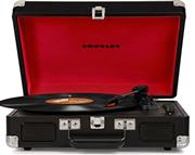 Crosley CR8005D-BK Cruiser Deluxe Portable 3-Speed Turntable with Bluetooth, Black