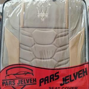 روکش صندلی سمند قدیم پارچه جودون سنگین  رنگ کرم