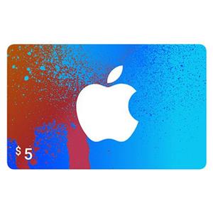 گیفت کارت اپل 5 دلاری 
