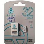 کارت حافظه Queen tech 32G  آیتین کلاس 10 سرعت 65 مگابایت برثانیه همراه با آداپتور اورجینال