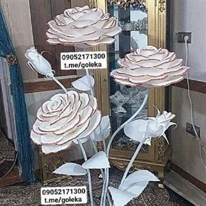 گل فومی پنج شاخه غنچه دار با یک چراغ