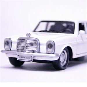 ماکت ماشین فلزی مرسدس بنز  220 (mercedes benz 220)موجود به رنگ سفید
