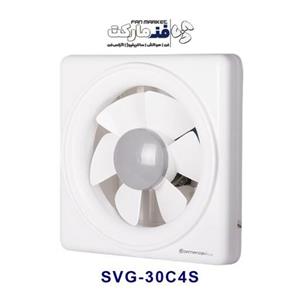 هواکش خانگی 30 سانت لوکس ( دیچه دار با کلید ) مدل vsg-30c4s با 18 ماه 
