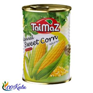 کنسرو ذرت  شیرین. شیفته  370 گرمی  بدون مواد نگهدارنده