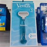 خود تراش ژیلت ونوس مدل دو عدد یدک اسموت Gillette Venus Smooth  لهستان