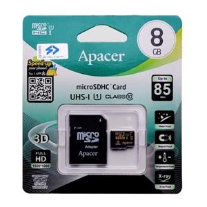 کارت حافظه 8 گیگ مموریاپیسر Apacer microSDHC CARD 8GB