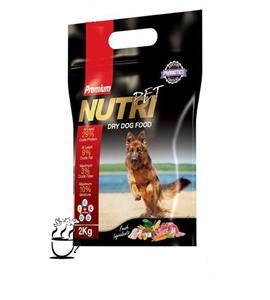 غذای خشک سگ پروبیوتیک نوتری پت مدل Premium 29 Percent مقدار 2 کیلوگرم Nutri Pet Premium 29 Percent Dry Dog Food 2 kg
