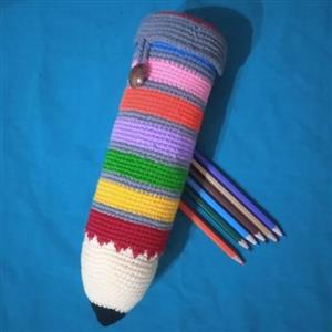 جا مدادی قلاب بافی مدل مداد،جا مدادی های قلاب بافی با سفارش مشتری