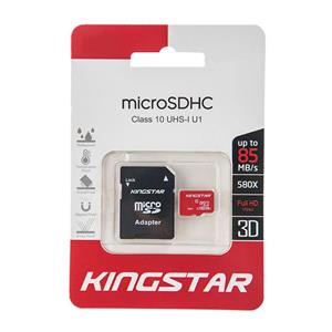 کارت حافظه microSDHC کینگ استار کلاس 10 استاندارد UHS-I U1 سرعت 85MBps  ظرفیت 32 گیگابایت Kingstar UHS-I U1 Class 10 85MBps microSDHC  32GB