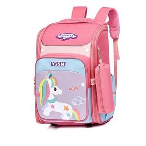 کوله پشتی طرح اسب تک شاخ (یونی کورن) به همراه جامدادی