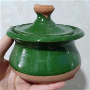 گمج 1 نفره ظرف سفالی یک نفره گمج یک نفره گمج شعله مستقیم یک نفره  گمج گیلان  گمج تک نفره شعله مستقیم