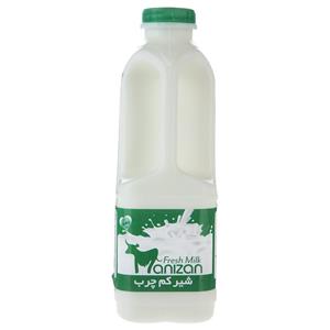 شیر کم چرب مانیزان مقدار 0.95 لیتر Manizan Semi Skimmed Milk 0.95Lit 