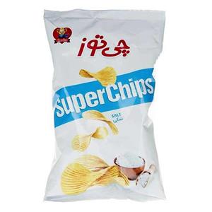 سوپر چیپس نمکی توز مقدار 90 گرم Cheetoz Salty Super Potato Chips 90gr 