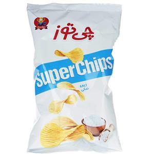 سوپر چیپس نمکی توز مقدار 90 گرم Cheetoz Salty Super Potato Chips 90gr 