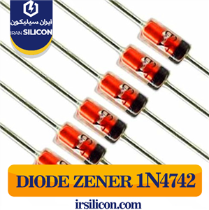 دیود زنر 12ولت 1وات ان اکس پی مدل 1N4742 کد SZ01 بسته 6 عددی
