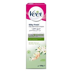 کرم موبر ویت  مدل سنسیتیو Veet Silky fresh Sensitive skin حجم 100 میل فرانسوی