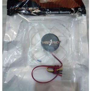 فن کیس 8 در 8 برند wipro ال ای دی دار شفاف