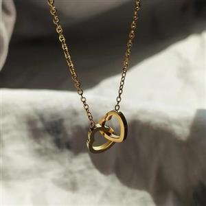 گردنبند قلبی استیل زنانه