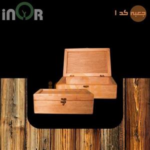 جعبه جواهرات چوبی مدل کاواک 