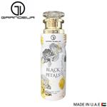 اسپری زنانه گرنجور اماراتی مدل BLACK PETALS حجم 200 میلGrandeur Perfume body Spray