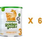 پکیج 6 عددی شیر خشک 400 گرم گلدن گات شماره 3 Golden Goat