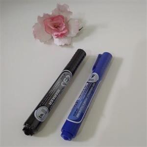 ماژیک جوهر ثابت یا معمولی سی بی اس رنگ مشکی و ابی هر عدد