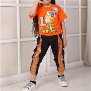 ست بلوز شلوار دخترانه پولکی