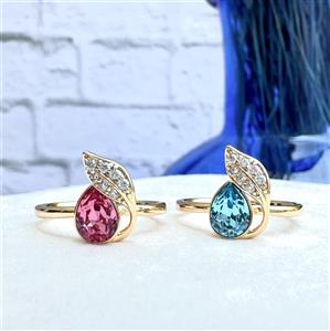 انگشتر برگ سواروسکی