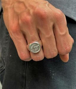 انگشتر نقره صبر مردانه کد 1123