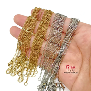 زنجیر ساده طلایی، نقره ای دیپلمات (عمده و تک) 