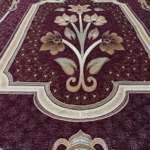 روفرشی 9 متری مخمل ساده طرح گل لاله در رنگ های شیک و جذاب