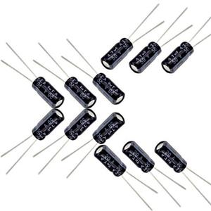 خازن 4.7 میکروفاراد 50 ولت کد Ca4.7uf-50V بسته 12 عددی