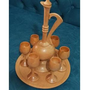 جام و گیلاس چوبی