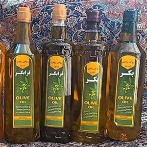 روغن زیتون بکر بودار و بی بو خالص یک لیتری طبیعی خوراکی 