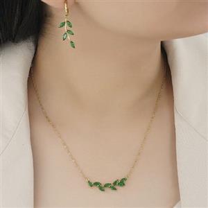 گردنبند برگ سبزST2380