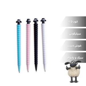 مداد فشاری طرح بره ناقلا (اتود ببعی) رنگ آبی روشن