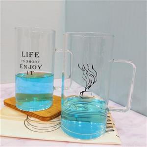 لیوان پیرکس شیاردار کمر باریک