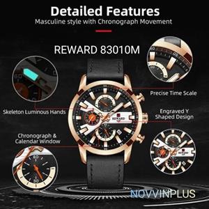 REWARD 83010M ساعت لاکچری مردانه ریوارد مدل 83010M رنگ بندی جذاب اورجینال (تضمین اصالت)