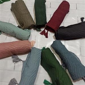 شال پلیسه نخی زنانه