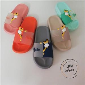 دمپایی دخترانه هالو زیتون