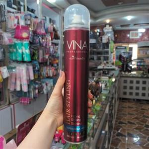 اسپری حالت دهنده (تافت) فوق العاده قوی وینا  VINA حجم 500 میل