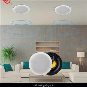اسپیکر سقفی بلندگو سقفی 25 تا 60 وات 5.25 اینچی ضدآب برند HiFi مدل z318 دارای توییتر  ووفر کراس اور 8 اهمی