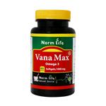 سافت ژل امگا 3 وانا مکس نورم لایف 1000 میلی گرم 60 عدد Norm Life Omega3 Vana Max 60 Softgels