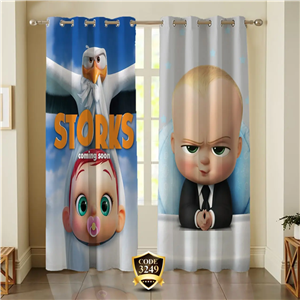 ست فرش پرده بچه رئیس کدB450