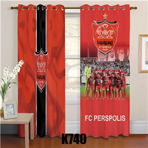 ست فرش پرده طرح پرسپولیس کدF412
