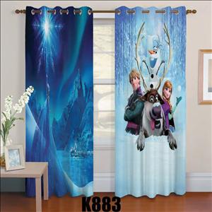 ست فرش پرده طرح فروزن کدF460