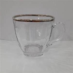 فنجان کارینا لب نقره ای ساخت چین